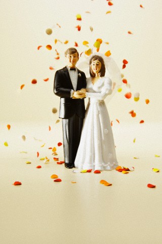 Wedding cake figurines