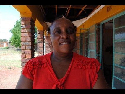 Good Samaritan Linky Mphahlele (48) who cooks breakfast and lunch for the elderly in Mamelodi East five days a week.