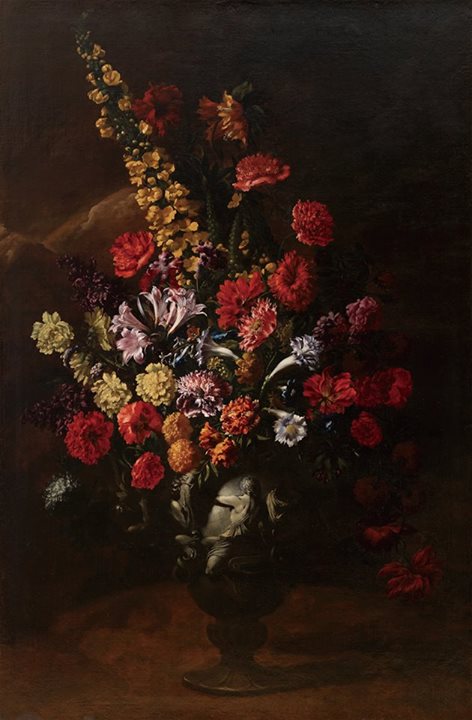 The painting that was accidentally damaged by the boy. Photo: Facebook
