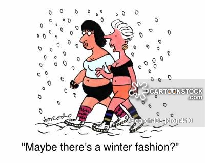 'Maybe there's a winter fashion?'