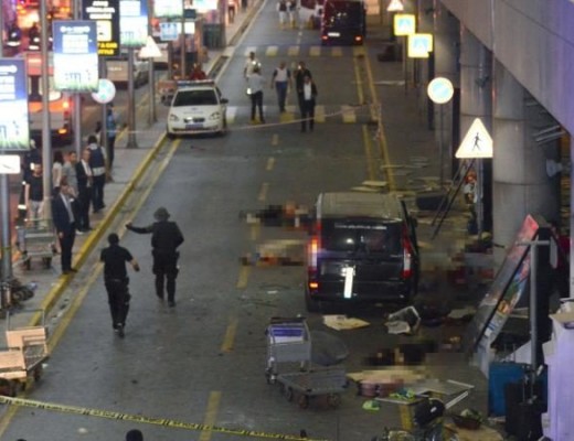 The aftermath of the deadly bombing in Turkey. Photo: UK Telegraph