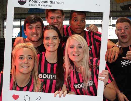 Members of the Bounce Inc free Jumping revolution.