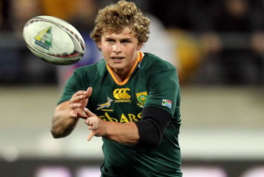 Pat Lambie is the new fullback in the Springbok team.
