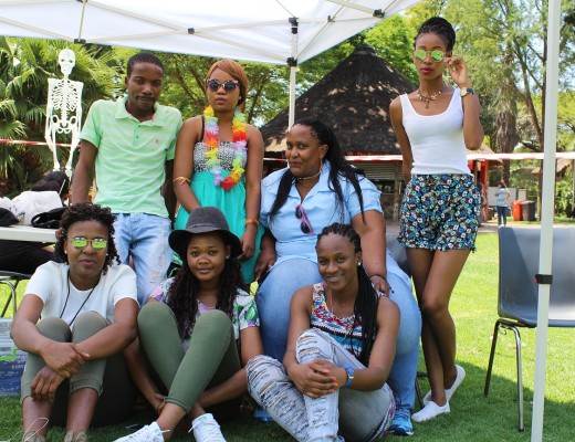 Harron Nafale, Thabile Mashaba, Zoo Education officer Selina Maake, Ayanda Masomboka, Tsakane Baloyi, Vutomi Mdumelo and Keneilwe Mabunda.