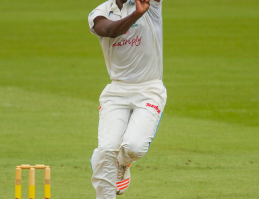 Lungi Ngidi was one of the outstanding bowlers for the Titans against the Cape Cobras. Photo: simondp@actionimage 