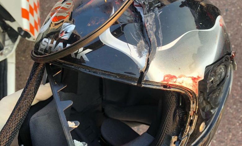 Motorcyclist critical after colliding with a barrier in Centurion | Rekord
