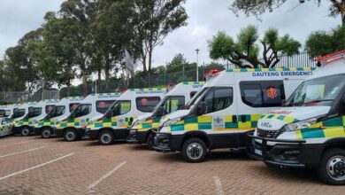 Gauteng Department of Health unveils 220 new ambulances. Photo: Supplied