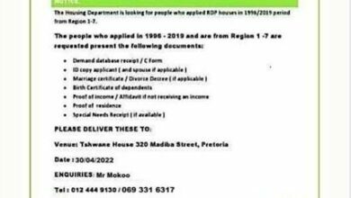 Tshwane metro warns residents about fake RDP house notification