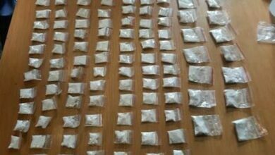 A third suspect was arrested by Eersterust police on Friday for possession of drugs. Photo: Supplied