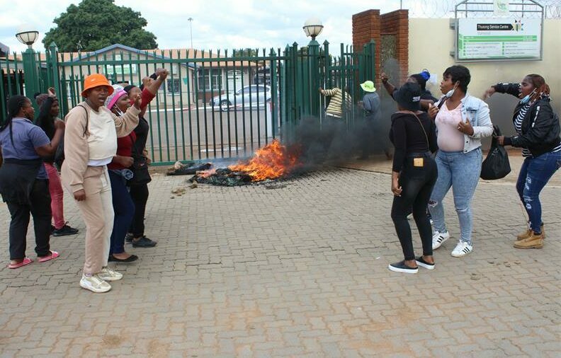 Mamelodi’s municipal services down as residents protest over jobs