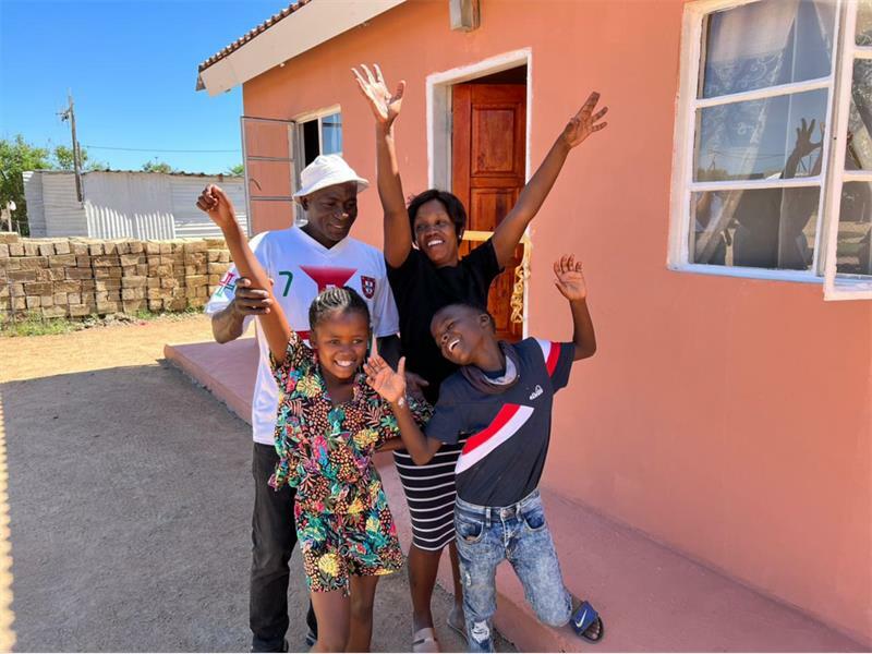 Three families get new houses in Hammanskraal