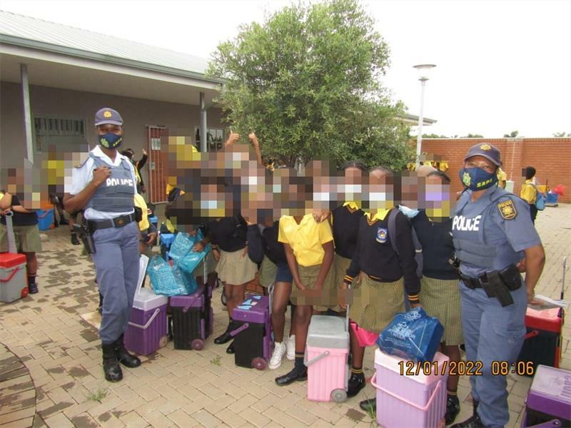 Lyttelton police on schools patrol duty