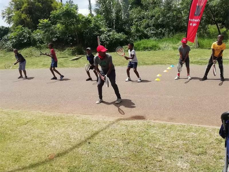 Street tennis unleash talent in Mamelodi children