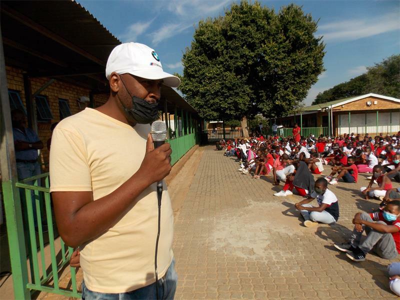 Emasangweni primary school learners were told not to bully others for being poor.