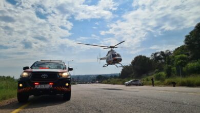 She was stabilized at the scene by Emer-G-Med paramedics.