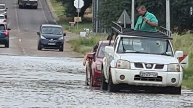 Low water bridges in Centurion flooding