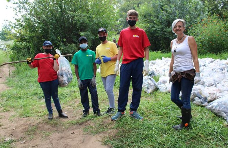 Learners clean Hennops River as part of outreach programme
