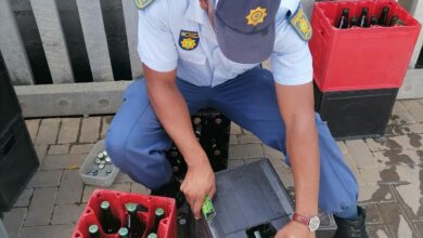 Olievenhoutbosch police confiscate 350 litres of alcohol