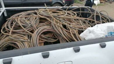 Stolen copper cable worth R250 000 seized in Centurion, four arrested