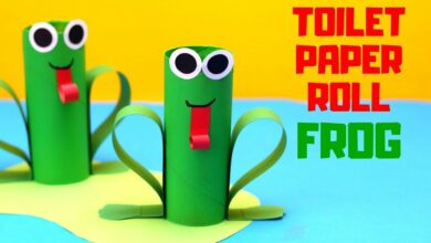 Saturday craft: Toilet roll frog