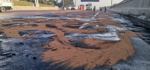 N1 still closed after a multi-truck accident - clean up in progress