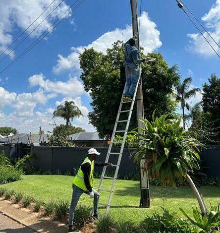 North residents grease poles to fight cable theft