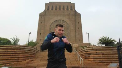 Dricus du Plessis vind inspirasie by die Voortrekkermonument