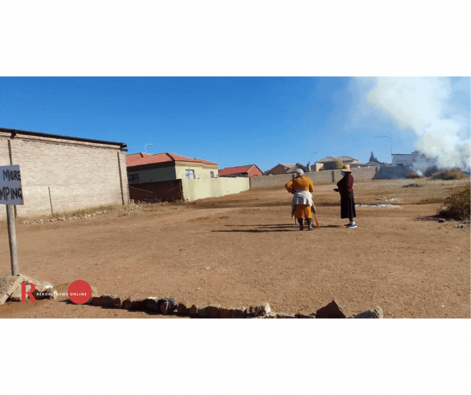 Mabopane community and neighbourhood watch clear illegal dumpsite