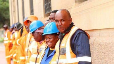 EPWP Workers waiting in line