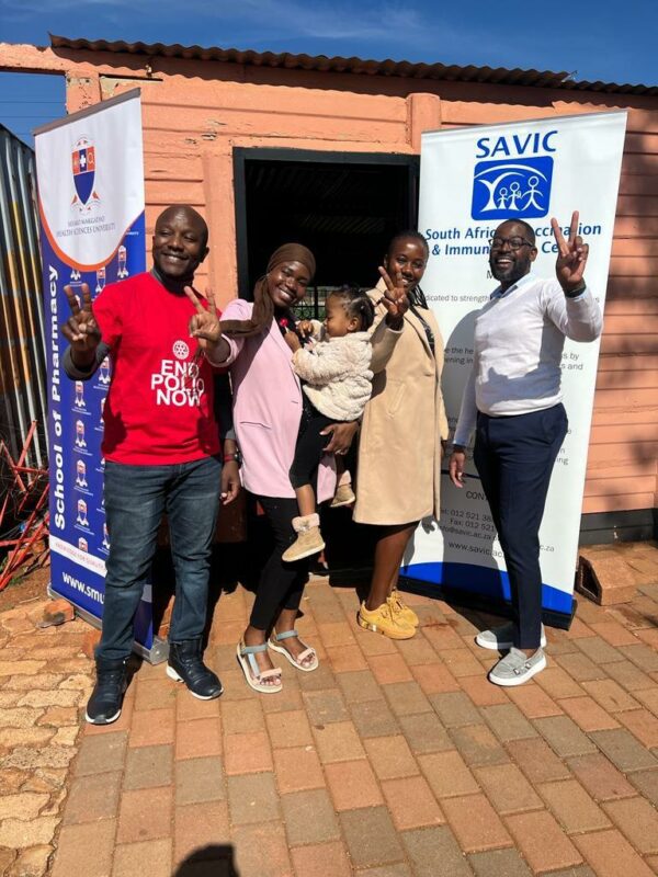 SAVIC vaccinating people in Ga-Rankuwa.