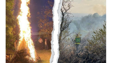 Image for illustration. Such fires are prohibited by Tshwane fire brigade by-laws.