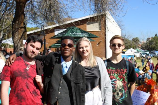 Connor Russell, Sphenelulwe Siyayei, Kayla Donald and Dominic Kleynhans. <yoastmark class=