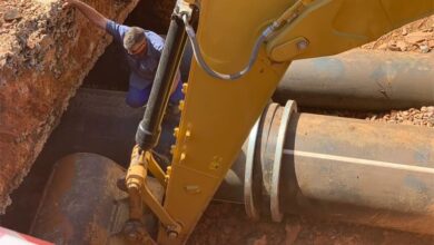 The city is currently replacing old asbestos water pipes in the North of Pretoria with high-density polyethene (HDP) pipes.