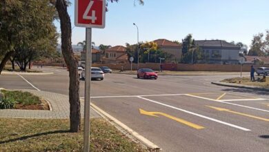 The new intersection at Lenchen and Redddersburg. Image provided