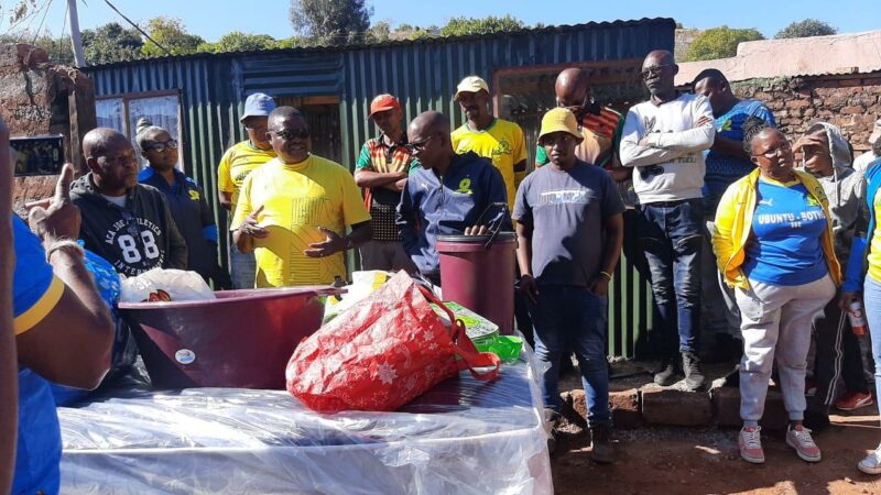 Sundowns fans donate new house to shack fire victims