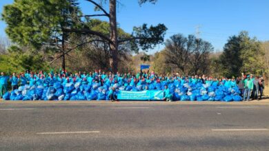 Volunteers tackle blue carbon emissions in the Hennops River