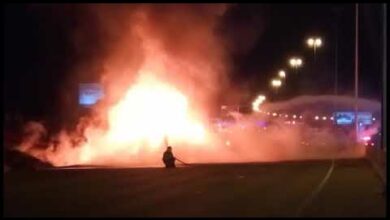 Tanker driver transporting 40 000 litres petrol dies in N1 explosion