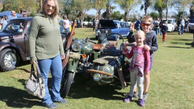Classic cars and bike day