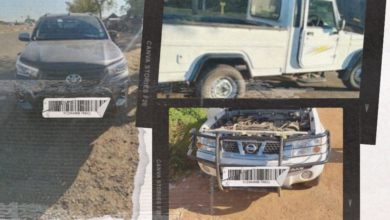 The recovered bakkie estimated to be R800k.