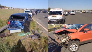 Multi-vehicle truck accident on N14 - avoid the area