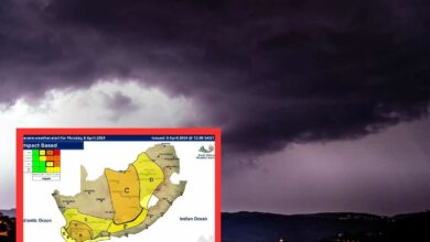 Warning: Severe thunderstorms and hail expected in Pretoria