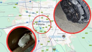 Here are the spiking hotspots in and around Pretoria