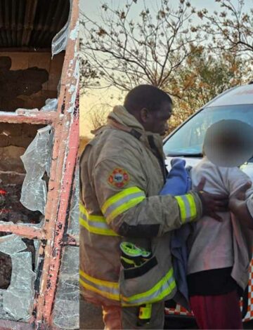 Elderly woman escapes from Centurion house fire