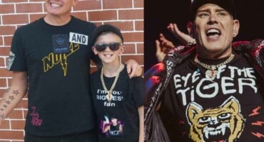 Snotkop se grootste fan saam met hom op die verhoog