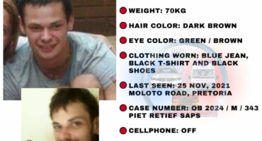 Mother pleads for help finding missing son, Christiaan Nienaber