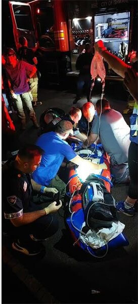 Woman airlifted to hospital after collision between sedan and bus | Rekord