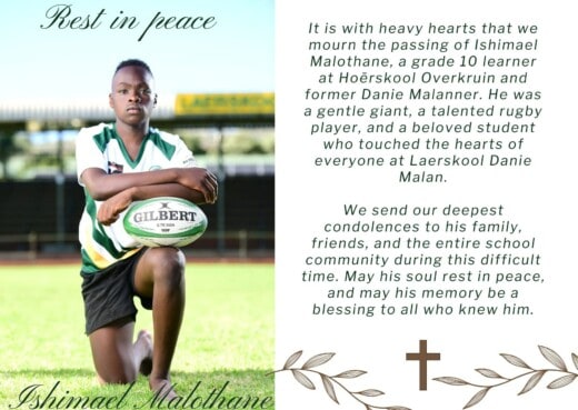 Ovieland mourns beloved learner Ishimael Malothane