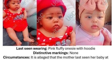 Centurion baby snatched from home - have you seen her?