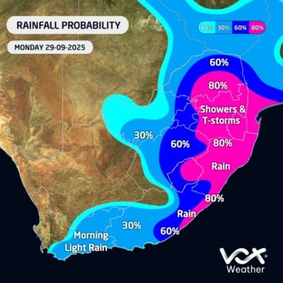 Look: Snow falls in Lesotho, but Pretoria only faces cooler weather