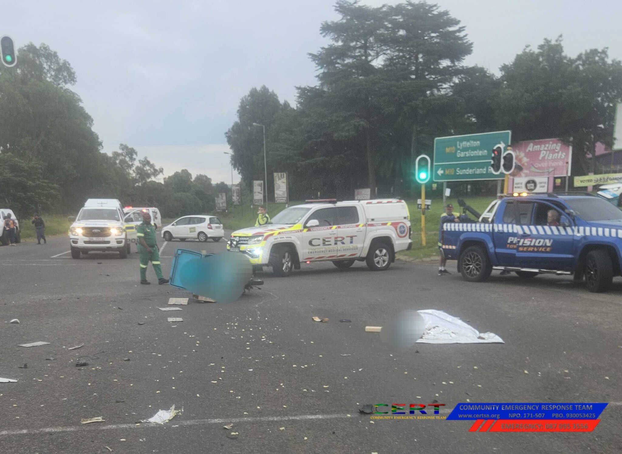 Delivery biker killed in Centurion ambulance accident | Rekord
